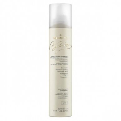 Medavita BLONDIE Sunset Blonde Enhancing Conditioning Hair Mousse 300ml Medavita BLONDIE Sunset Blonde Enhancing Conditioning Hair Mousse 300ml