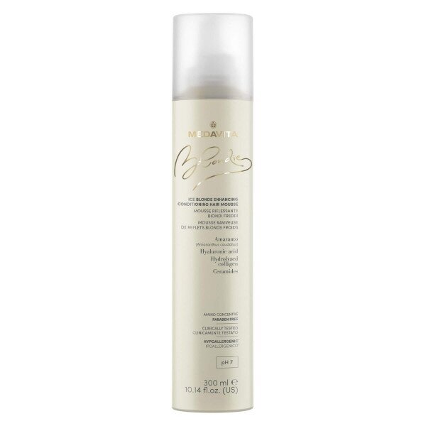 Medavita Ice Blonde Enhancing Conditioning Hair Mousse 300ml