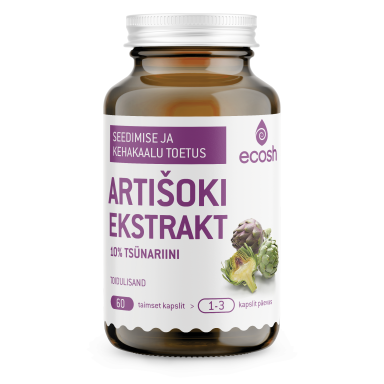 Ecosh Artišoki ekstrakt - seedimise toetuseks 60tk