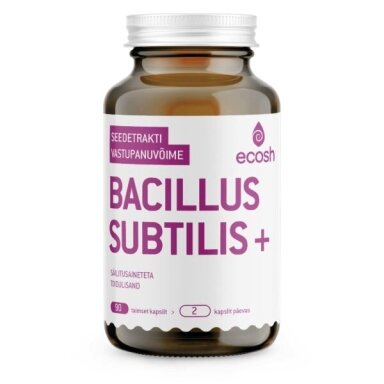 Ecosh Bacillus Subtilis Plus, 90 kapslit
