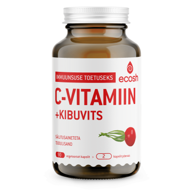 Ecosh C-Vitamiin + Kibuvits 90tk 65g Ecosh C-Vitamiin + Kibuvits 90tk 65g