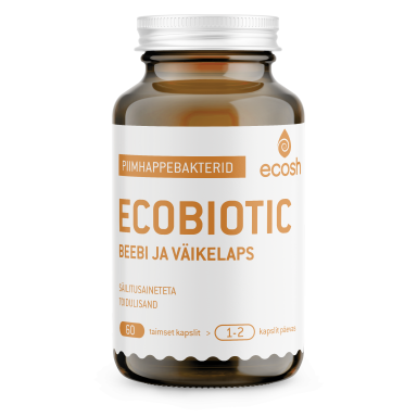 Ecosh Ecobiotic молочнокислые бактерии для младенцев и маленьких детей 60шт