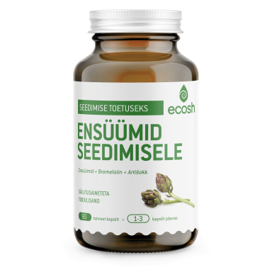 Ecosh Ферменты для пищеварения – ферменты, бромелайн, артишок 90tk