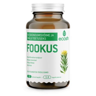 Ecosh FOOKUS – для поддержки концентрации и памяти 90шт