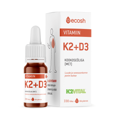 Ecosh K2 +D3(2000IU), 10 ml