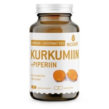 Ecosh KURKUMIIN + piperiin90 tk
