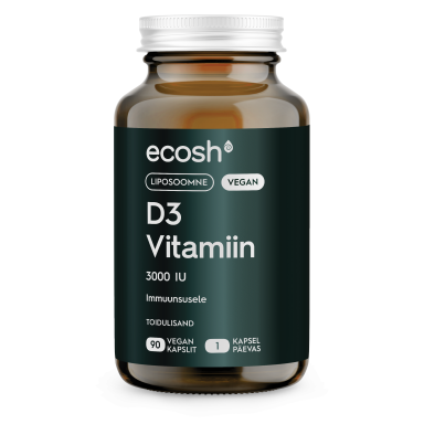 Ecosh LIPOSOOMNE VEGAN D3-VITAMIIN 90tk