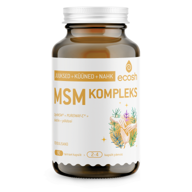 Ecosh MSM КОМПЛЕКС для кожи, волос и ногтей 90шт