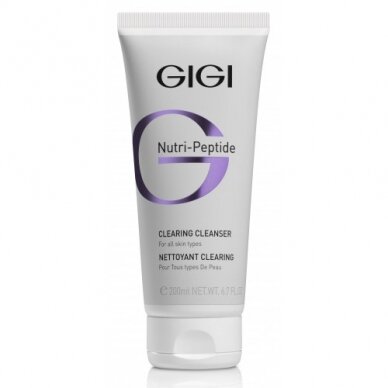 GIGI NUTRI-PEPTIDE CLEARING CLEANSER FOR ALL SKIN TYPES 200 ML GIGI NUTRI-PEPTIDE CLEARING CLEANSER FOR ALL SKIN TYPES 200 ML