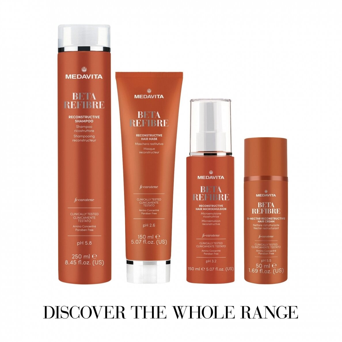 Medavita B REFIBRE Reconstructive Shampoo 250ml 2 Medavita B REFIBRE Reconstructive Shampoo 250ml 2