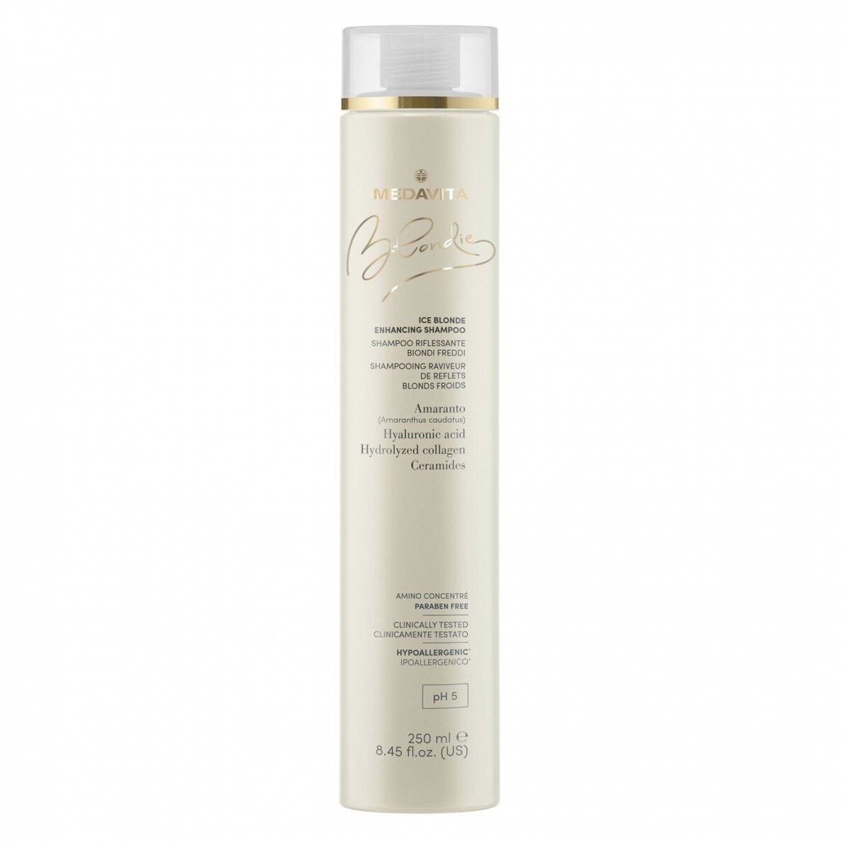 Medavita BLONDIE Ice Blonde Enhancing Shampoo 250ml