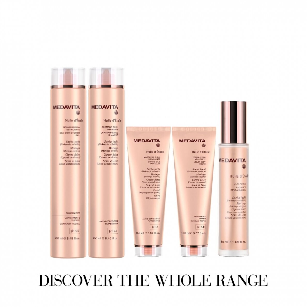 Medavita HUILE D’ETOILE Captivating Oils Shampoo 250ml 3 Medavita HUILE D’ETOILE Captivating Oils Shampoo 250ml 3