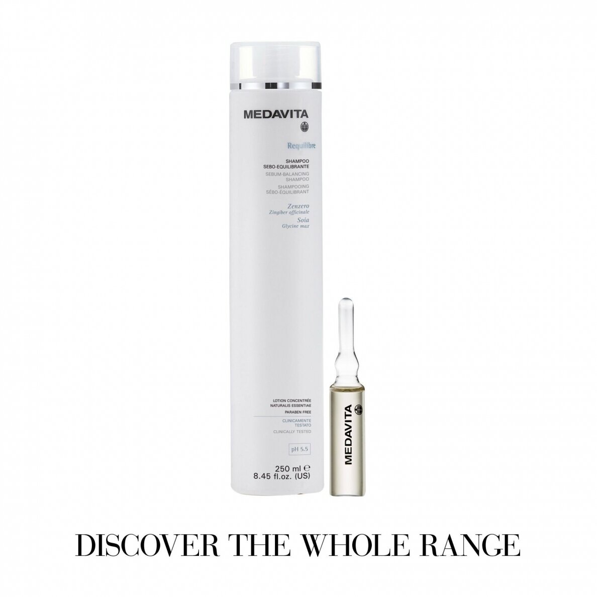 Medavita REQUILIBRE Sebum-Balacing Shampoo 55ml 4 Medavita REQUILIBRE Sebum-Balacing Shampoo 55ml 4