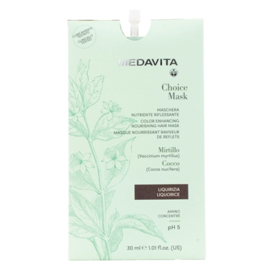Medavita Choice Color Enhancing Nourishing Mask Liquorice 30ml Medavita Choice Color Enhancing Nourishing Mask Liquorice 30ml