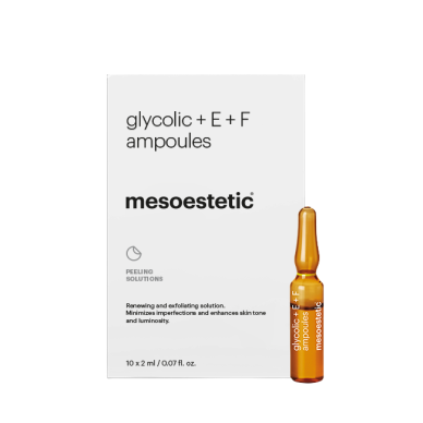 Mesoestetic Glycolic + E + F Ampoules 10x2ml Mesoestetic Glycolic + E + F Ampoules 10x2ml