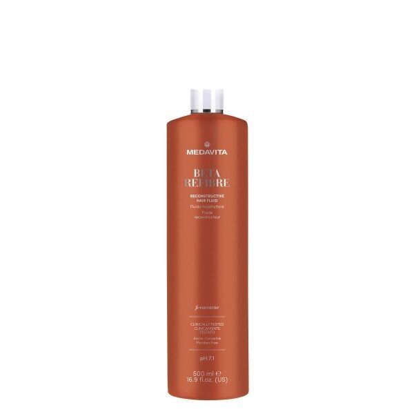 Medavita Beta Refibre Reconstructive Hair Fluid 500ml Medavita Beta Refibre Reconstructive Hair Fluid 500ml
