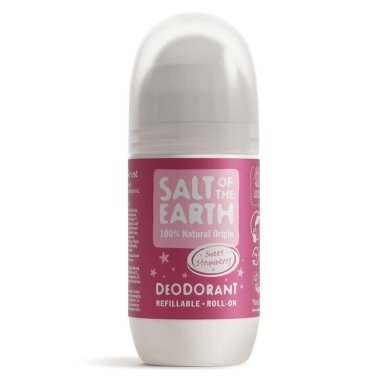 Salt of the Earth Натуральный роликовый дезодорант Sweet Strawberry 75мл Salt of the Earth Натуральный роликовый дезодорант Sweet Strawberry 75мл