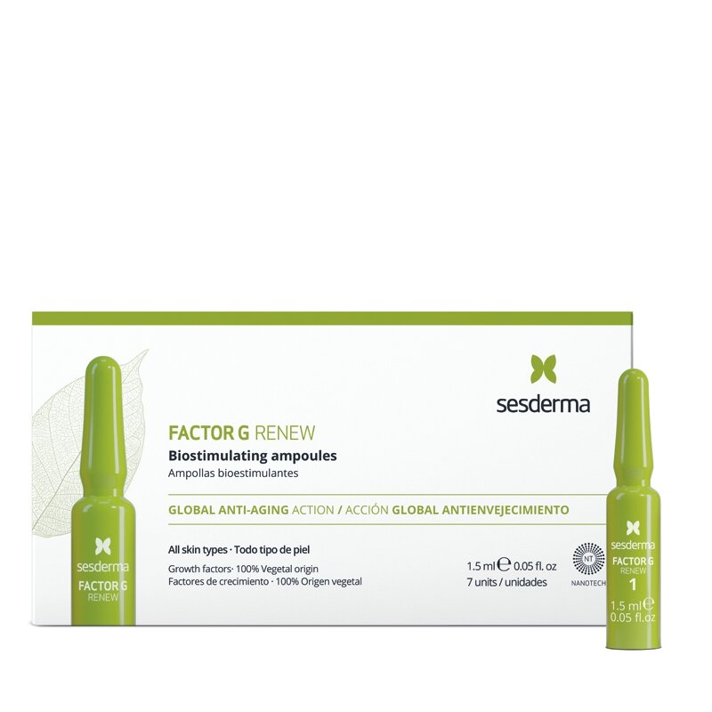 Sesderma Factor G Renew Biostimulating Ampoules 7x1.5 ml Sesderma Factor G Renew Biostimulating Ampoules 7x1.5 ml